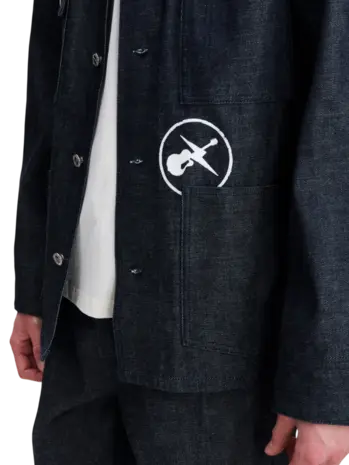 A.P.C. A.P.C. FRGMT. GRAND DENIM JACKET INDIGO NAVY A.P.C. A.P.C. FRGMT. GRAND DENIM JACKET INDIGO NAVY