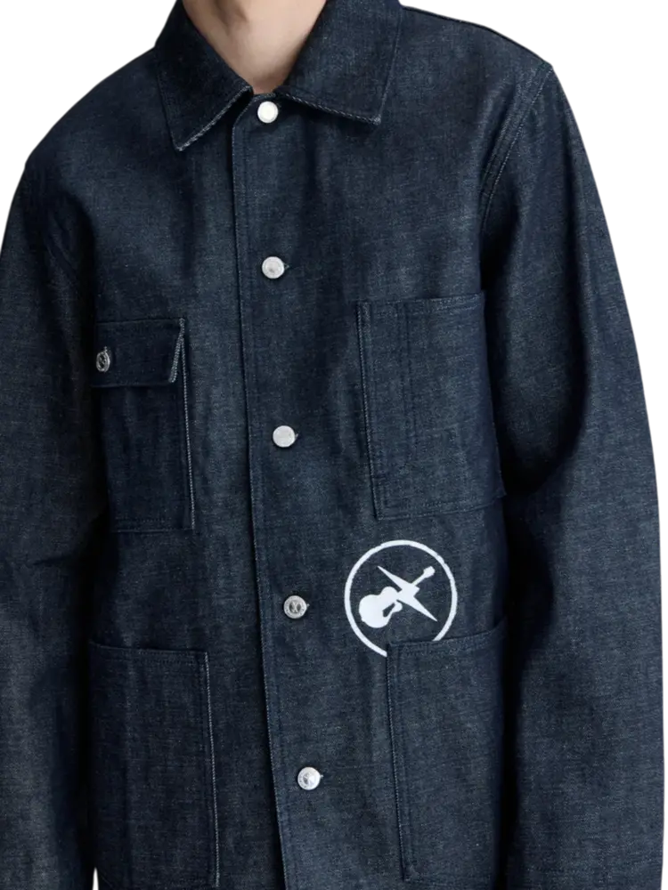 A.P.C. A.P.C. FRGMT. GRAND DENIM JACKET INDIGO NAVY A.P.C. A.P.C. FRGMT. GRAND DENIM JACKET INDIGO NAVY