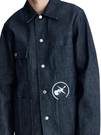 A.P.C. A.P.C. FRGMT. GRAND DENIM JACKET INDIGO NAVY A.P.C. A.P.C. FRGMT. GRAND DENIM JACKET INDIGO NAVY