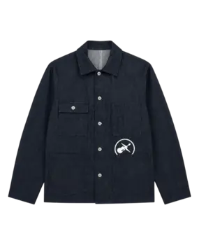 A.P.C. A.P.C. FRGMT. GRAND DENIM JACKET INDIGO NAVY A.P.C. A.P.C. FRGMT. GRAND DENIM JACKET INDIGO NAVY