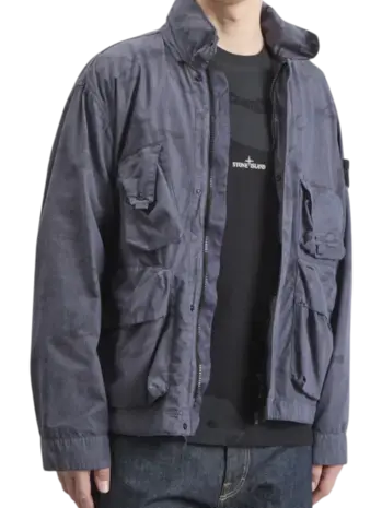 Stone Island STONE ISLAND FADED CAMO RIPSTOP-TC JACKET GREY Stone Island STONE ISLAND FADED CAMO RIPSTOP-TC JACKET GREY