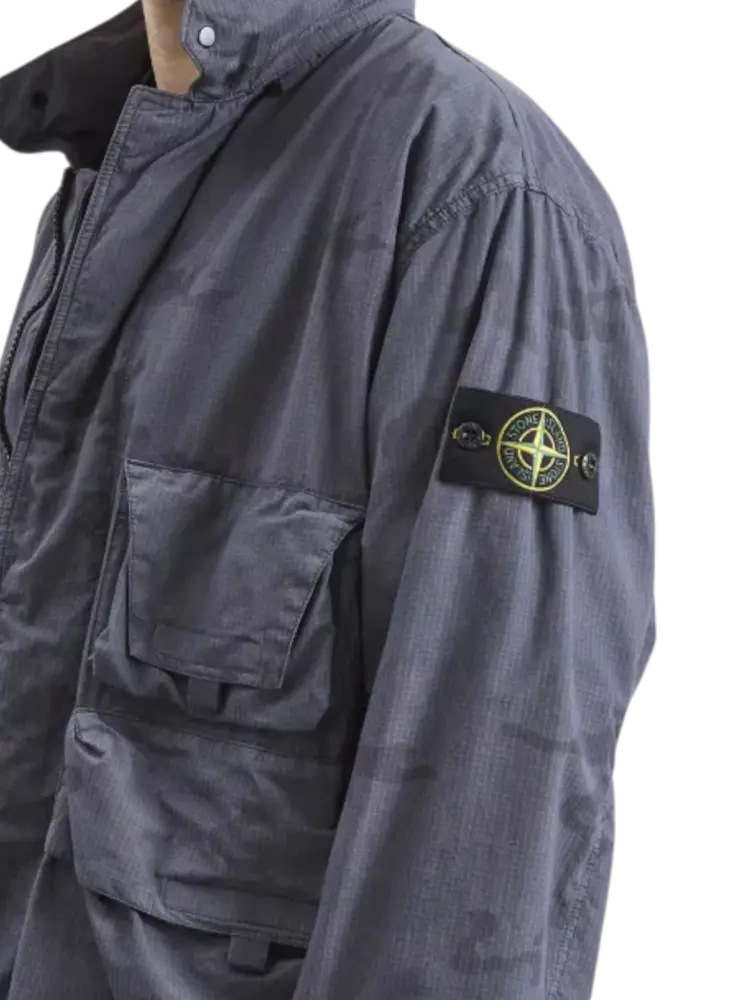 Stone Island STONE ISLAND FADED CAMO RIPSTOP-TC JACKET GREY Stone Island STONE ISLAND FADED CAMO RIPSTOP-TC JACKET GREY