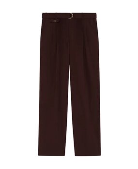 Drole De Monsieur DRÔLE DE MONSIEUR VISCOSE PANTS BROWN