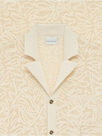 Drole De Monsieur DRÔLE DE MONSIEUR DENTELLE SHIRT OFFWHITE Drole De Monsieur DRÔLE DE MONSIEUR DENTELLE SHIRT OFFWHITE