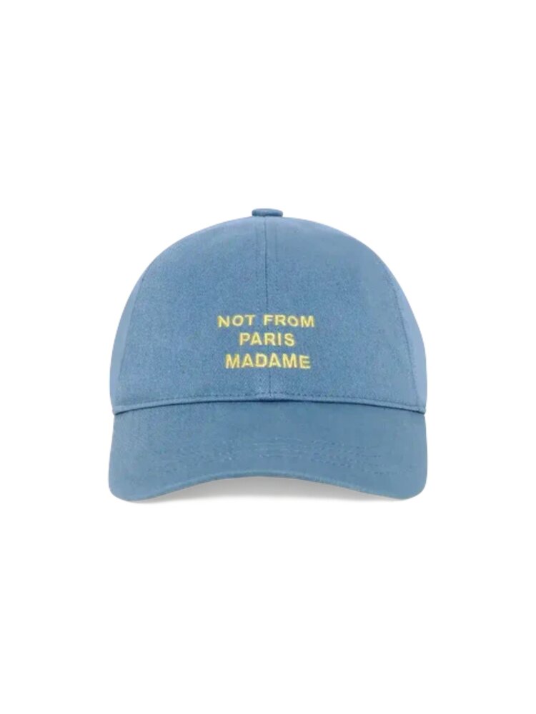 Drole De Monsieur DRÔLE DE MONSIEUR SLOGAN CAP ATLANTIC BLUE Drole De Monsieur DRÔLE DE MONSIEUR SLOGAN CAP ATLANTIC BLUE