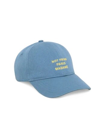 Drole De Monsieur DRÔLE DE MONSIEUR SLOGAN CAP ATLANTIC BLUE Drole De Monsieur DRÔLE DE MONSIEUR SLOGAN CAP ATLANTIC BLUE