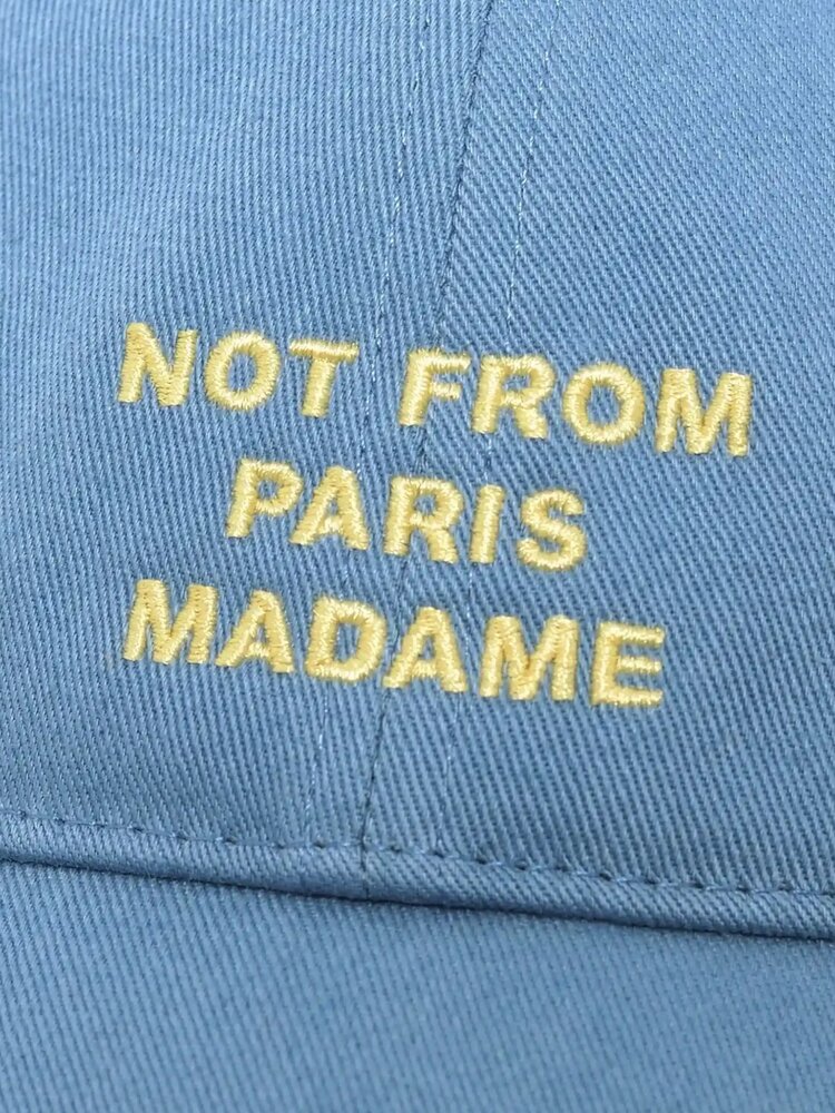 Drole De Monsieur DRÔLE DE MONSIEUR SLOGAN CAP ATLANTIC BLUE Drole De Monsieur DRÔLE DE MONSIEUR SLOGAN CAP ATLANTIC BLUE