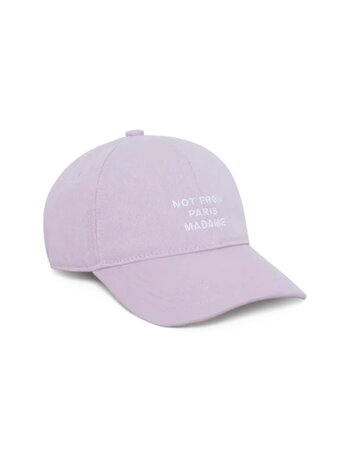 Drole De Monsieur DRÔLE DE MONSIEUR SLOGAN CAP LAVENDER