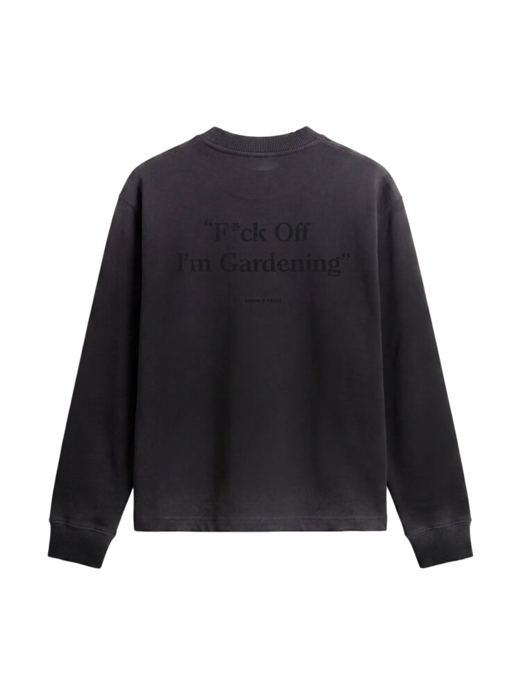Brams Fruit BRAM'S FRUIT F*CK OFF I'M GARDENING LONGSLEEVE CHARCOAL