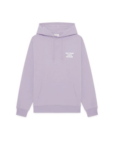 Drole De Monsieur DRÔLE DE MONSIEUR SLOGAN HOODIE LAVENDER Drole De Monsieur DRÔLE DE MONSIEUR SLOGAN HOODIE LAVENDER