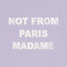 Drole De Monsieur DRÔLE DE MONSIEUR SLOGAN HOODIE LAVENDER Drole De Monsieur DRÔLE DE MONSIEUR SLOGAN HOODIE LAVENDER