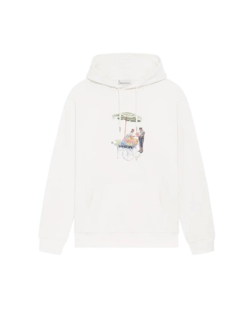 Drole De Monsieur DRÔLE DE MONSIEUR FLEURISTE HOODIE OFF WHITE Drole De Monsieur DRÔLE DE MONSIEUR FLEURISTE HOODIE OFF WHITE
