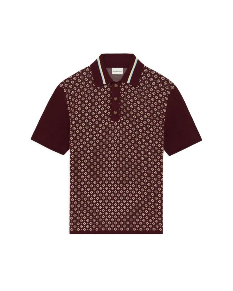 Drole De Monsieur DRÔLE DE MONSIEUR JACQUARD DARK RED Drole De Monsieur DRÔLE DE MONSIEUR JACQUARD DARK RED