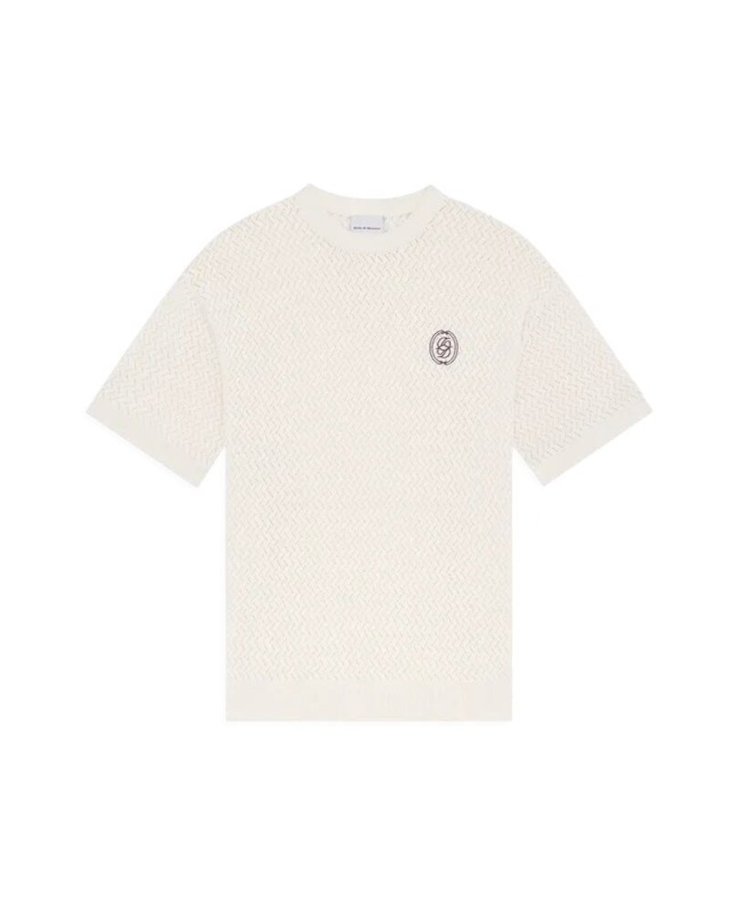 Drole De Monsieur DRÔLE DE MONSIEUR MIROIR T-SHIRT OFF WHITE Drole De Monsieur DRÔLE DE MONSIEUR MIROIR T-SHIRT OFF WHITE