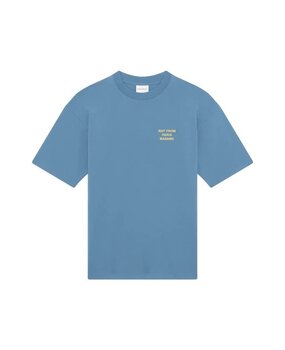 Drole De Monsieur DRÔLE DE MONSIEUR SLOGAN T-SHIRT ATLANTIC BLUE