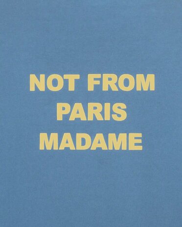 Drole De Monsieur DRÔLE DE MONSIEUR SLOGAN T-SHIRT ATLANTIC BLUE Drole De Monsieur DRÔLE DE MONSIEUR SLOGAN T-SHIRT ATLANTIC BLUE