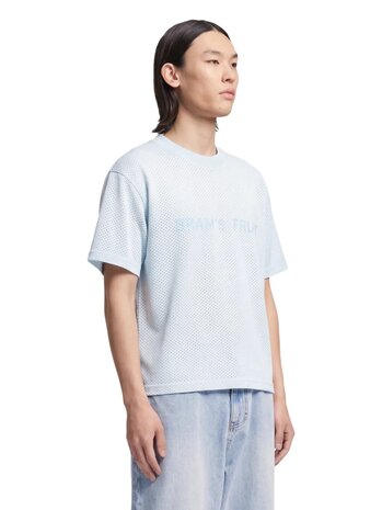 Brams Fruit BRAM'S FRUIT MESH LOGO T-SHIRT BLUEBERRY Brams Fruit BRAM'S FRUIT MESH LOGO T-SHIRT BLUEBERRY