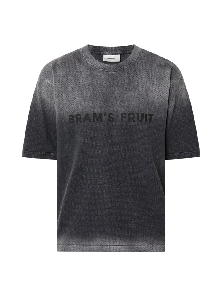 Brams Fruit BRAM'S FRUIT MESH LOGO T-SHIRT SHADOW BLACK Brams Fruit BRAM'S FRUIT MESH LOGO T-SHIRT SHADOW BLACK
