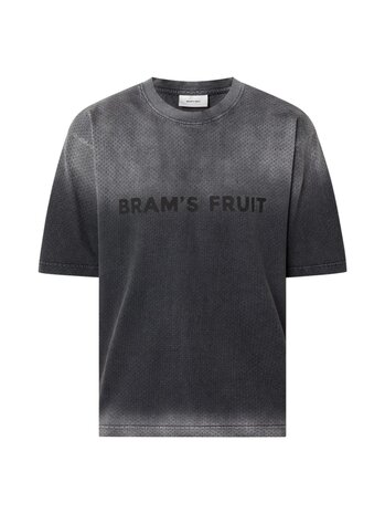 Brams Fruit BRAM'S FRUIT MESH LOGO T-SHIRT SHADOW BLACK Brams Fruit BRAM'S FRUIT MESH LOGO T-SHIRT SHADOW BLACK