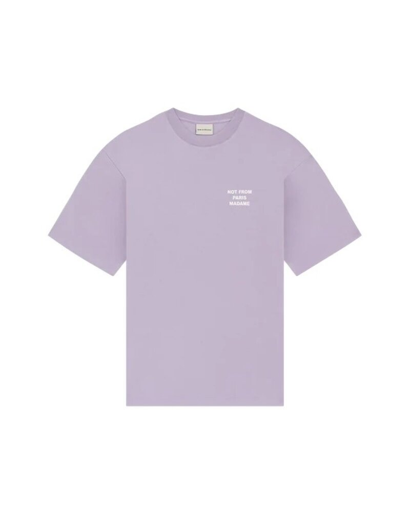 Drole De Monsieur DRÔLE DE MONSIEUR SLOGAN T-SHIRT LAVANDER Drole De Monsieur DRÔLE DE MONSIEUR SLOGAN T-SHIRT LAVANDER