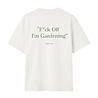 Brams Fruit BRAM'S FRUIT DISTRESSED F*CK OFF T-SHIRT WHITE Brams Fruit BRAM'S FRUIT DISTRESSED F*CK OFF T-SHIRT WHITE