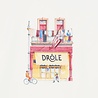 Drole De Monsieur DRÔLE DE MONSIEUR CAFE T-SHIRT OFF WHITE Drole De Monsieur DRÔLE DE MONSIEUR CAFE T-SHIRT OFF WHITE