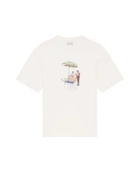 Drole De Monsieur DRÔLE DE MONSIEUR FLEURISTE T-SHIRT OFF WHITE