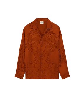 Drole De Monsieur DRÔLE DE MONSIEUR BROCARD SHIRT TERRACOTA
