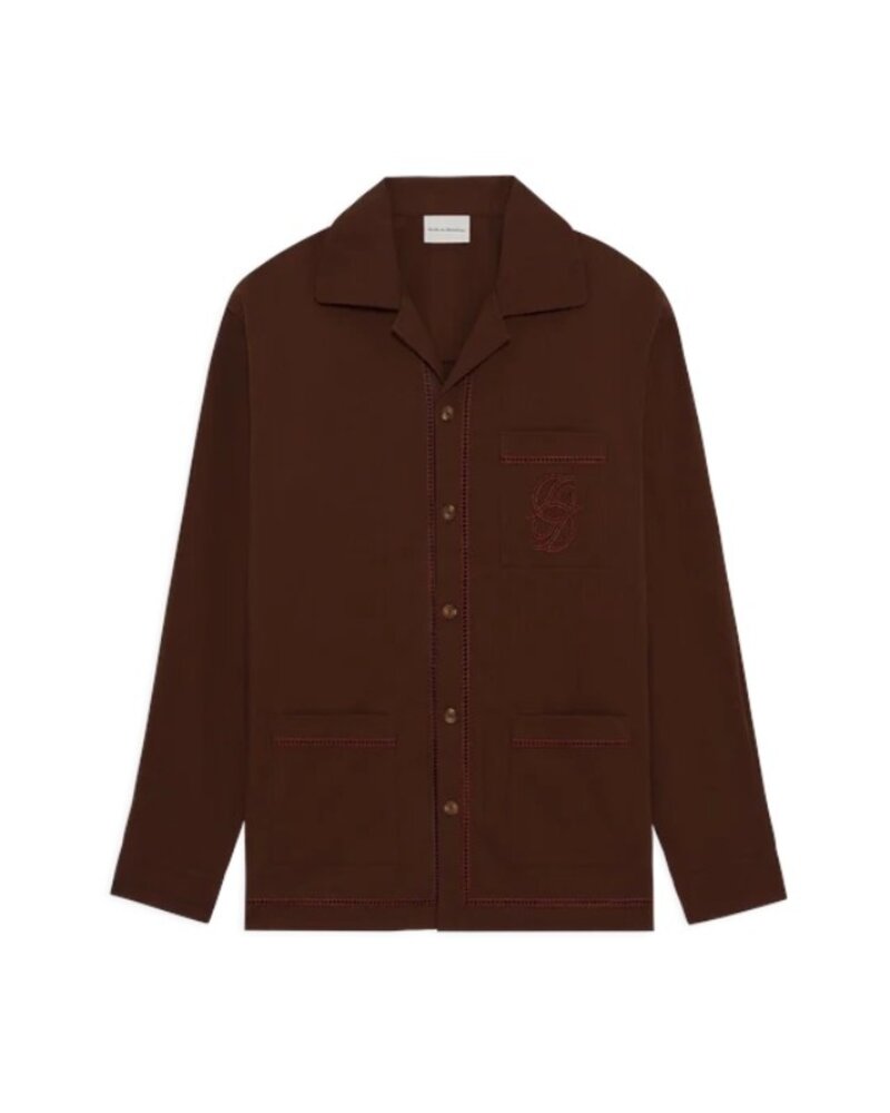 Drole De Monsieur DRÔLE DE MONSIEUR ECHELLE SHIRT BROWN