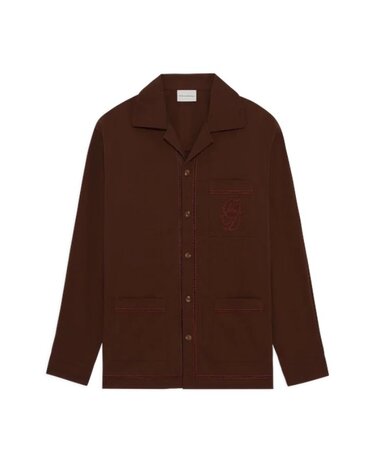 Drole De Monsieur DRÔLE DE MONSIEUR ECHELLE SHIRT BROWN
