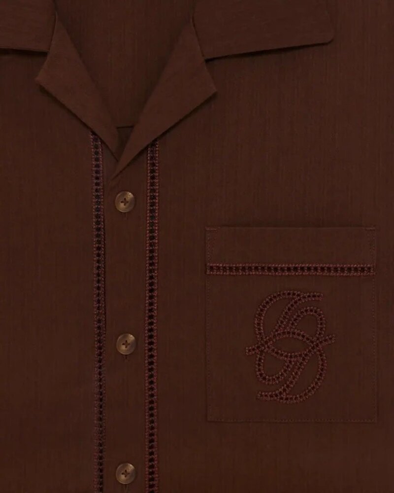 Drole De Monsieur DRÔLE DE MONSIEUR ECHELLE SHIRT BROWN