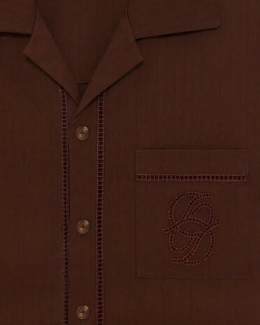 Drole De Monsieur DRÔLE DE MONSIEUR ECHELLE SHIRT BROWN