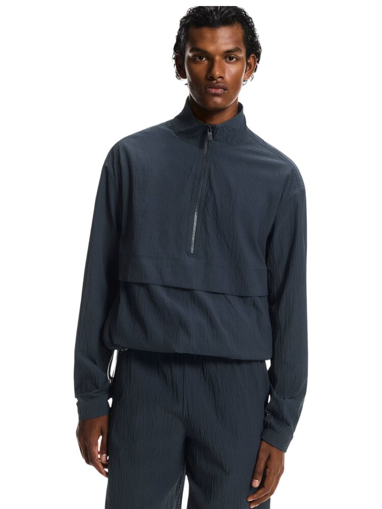 ON ON COURTSIDE 1/2 ZIP EAZE ANORAK HALF-ZIP MIDNIGHT