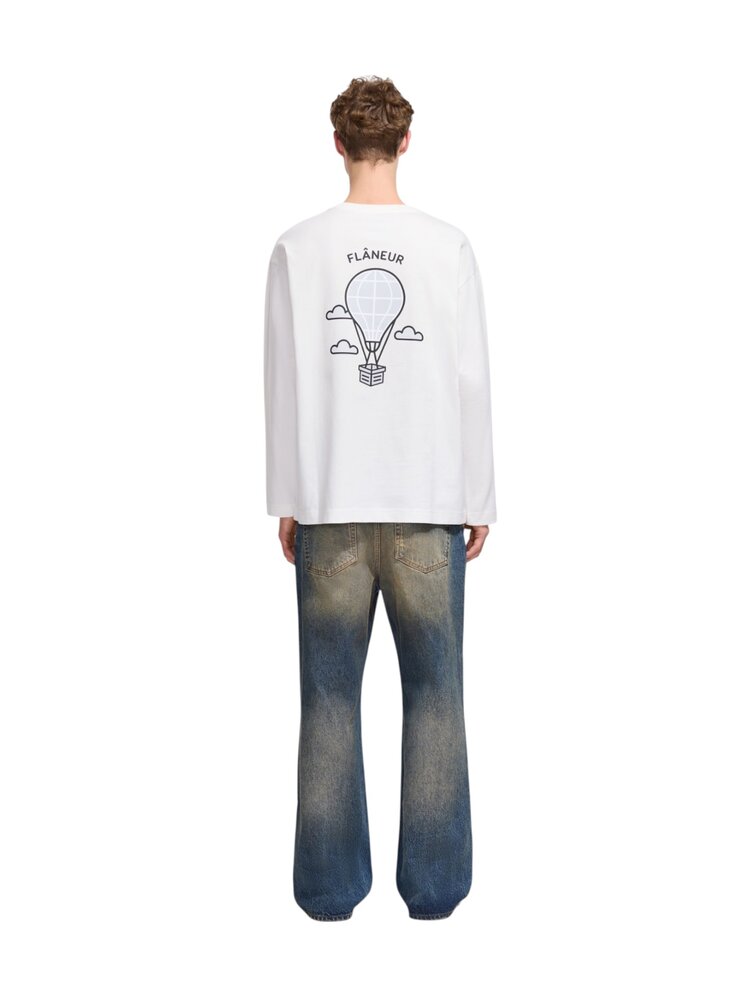 FLÂNEUR BALLOON LONGLEEVE WHITE FLÂNEUR BALLOON LONGLEEVE WHITE