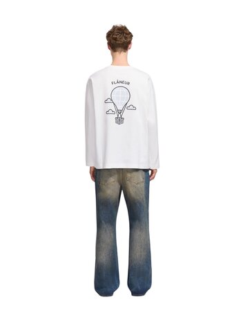 FLÂNEUR BALLOON LONGLEEVE WHITE FLÂNEUR BALLOON LONGLEEVE WHITE