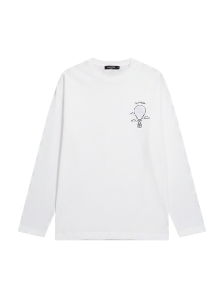 FLÂNEUR BALLOON LONGLEEVE WHITE FLÂNEUR BALLOON LONGLEEVE WHITE