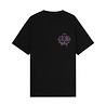 FLÂNEUR HAPPY FLOWER TEE BLACK