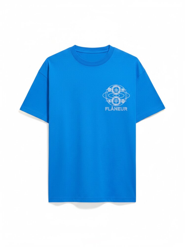 FLÂNEUR SPEAKER TEE BLAUW FLÂNEUR SPEAKER TEE BLAUW