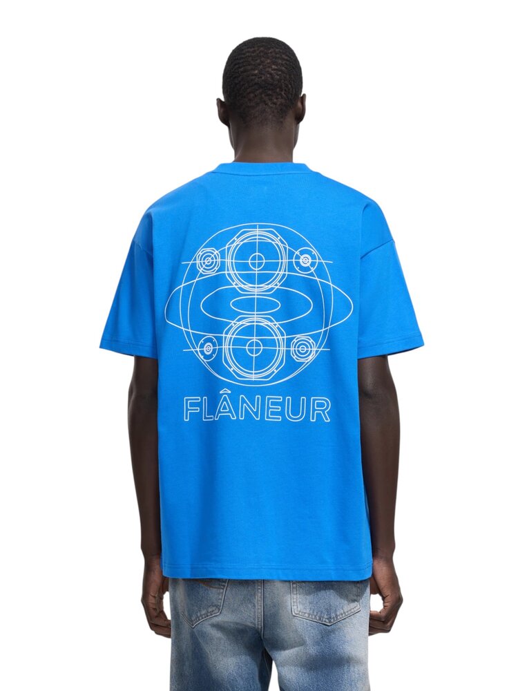 FLÂNEUR SPEAKER TEE BLAUW FLÂNEUR SPEAKER TEE BLAUW
