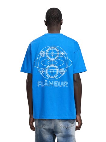 FLÂNEUR SPEAKER TEE BLAUW