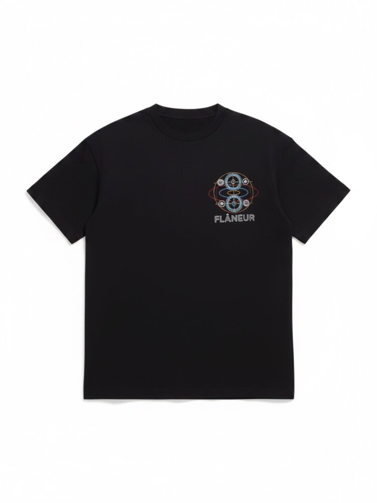 FLÂNEUR SPEAKER TEE BLACK FLÂNEUR SPEAKER TEE BLACK