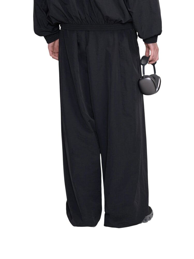 FLÂNEUR SOUND & DESIGN TRACK PANTS BLACK FLÂNEUR SOUND & DESIGN TRACK PANTS BLACK