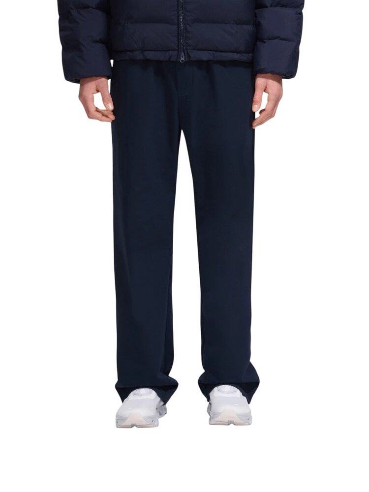 FLÂNEUR BADGE FORMAL TRACK PANTS NAVY
