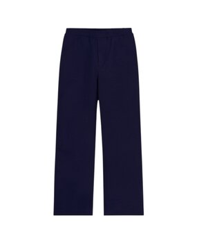 FLÂNEUR BADGE FORMAL TRACK PANTS NAVY