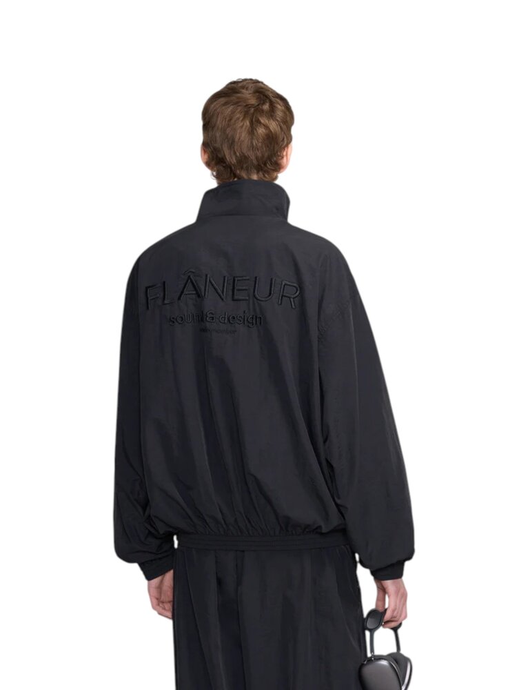 FLÂNEUR SOUND & DESIGN TRACK JACKET BLACK