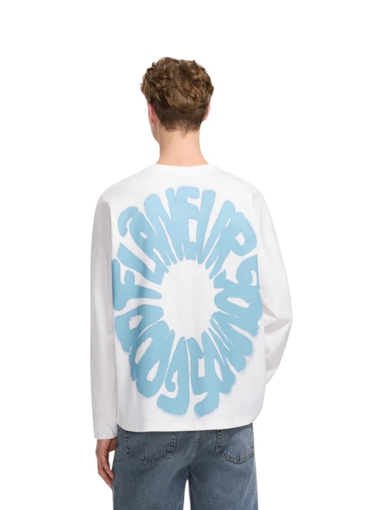 FLÂNEUR SOUNDS GOOD LONGSLEEVE WHITE