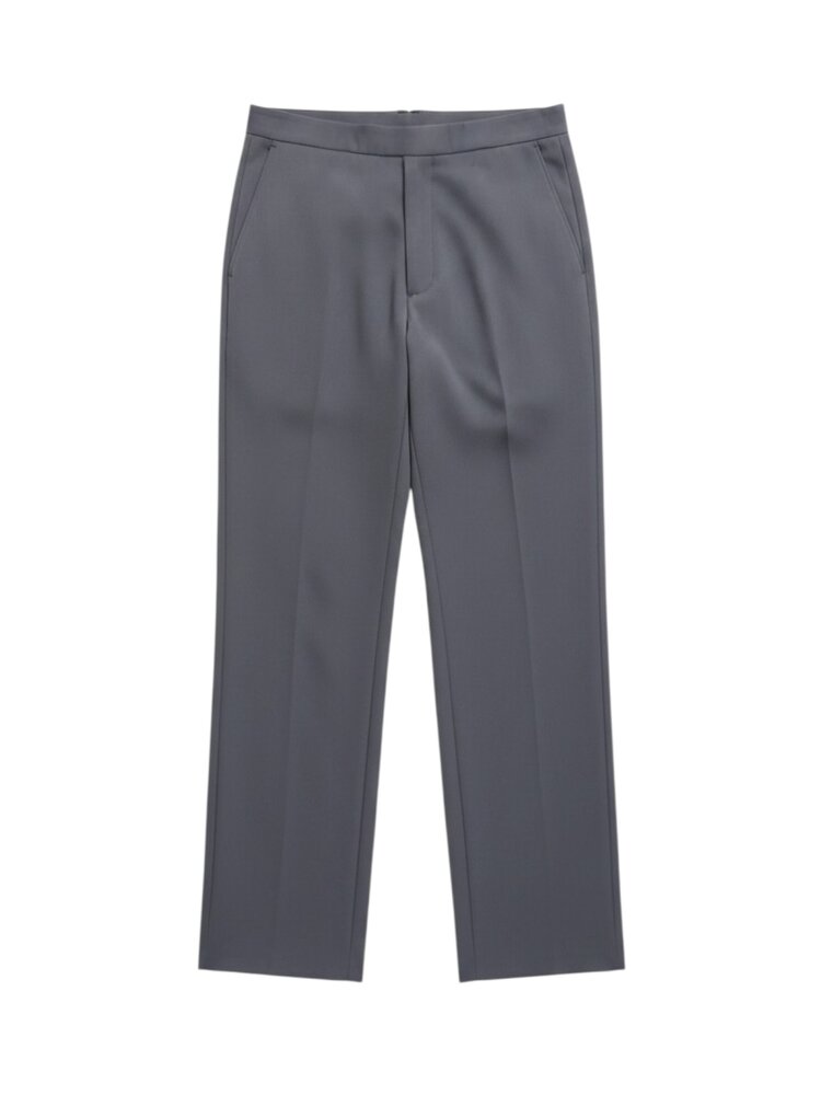 FLÂNEUR BADGE FORMAL TRACK PANTS DARK GREY FLÂNEUR BADGE FORMAL TRACK PANTS DARK GREY