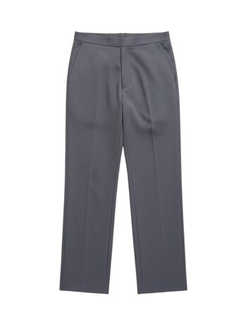 FLÂNEUR BADGE FORMAL TRACK PANTS DARK GREY FLÂNEUR BADGE FORMAL TRACK PANTS DARK GREY