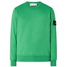 Stone Island STONE ISLAND ORGANIC COTTON FLEECE SWEATER MALACHITE Stone Island STONE ISLAND ORGANIC COTTON FLEECE SWEATER MALACHITE