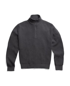 Canada Goose CANADA GOOSE MCKINNEY 1/4 ZIP KNIT ANCHOR GREY
